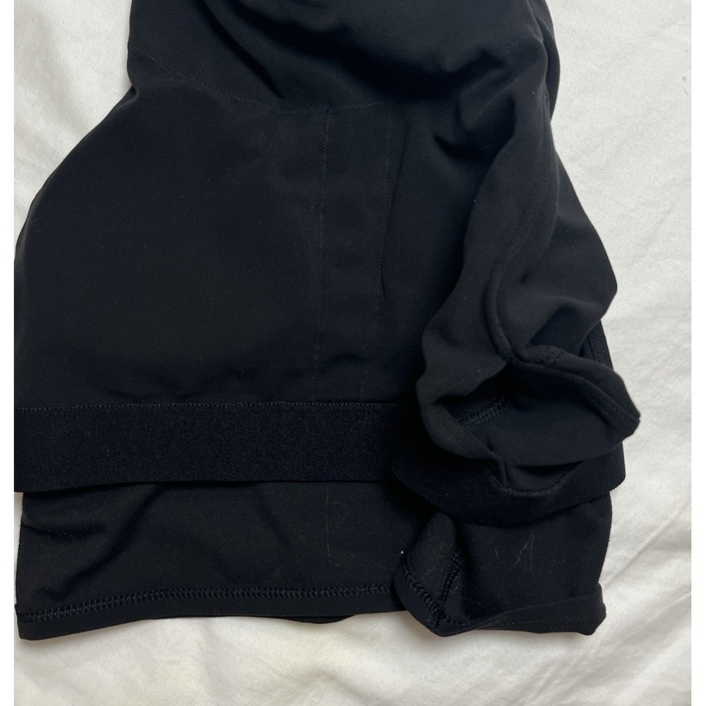 Athleta High Neck Racerback Sports Bra Womens XS Black Yoga Training - Picture 6 of 8